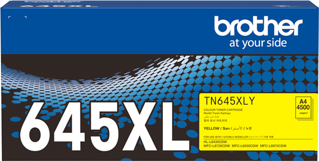 Brother TN645XLY High Yield Toner Yellow