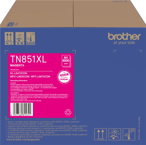 Brother TN851XLM Magenta High Capacity Toner