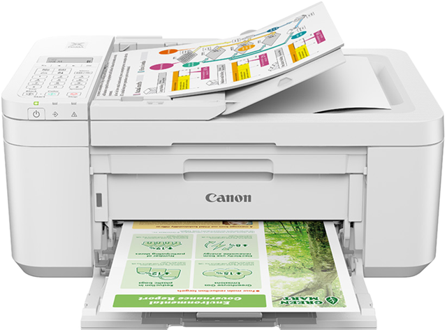 Canon PIXMA TR4665 8.8 ipm/4.4 ipm Inkjet MFC Printer White