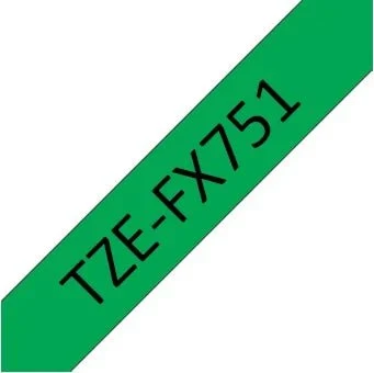 Tape Black on Green TZEFX751