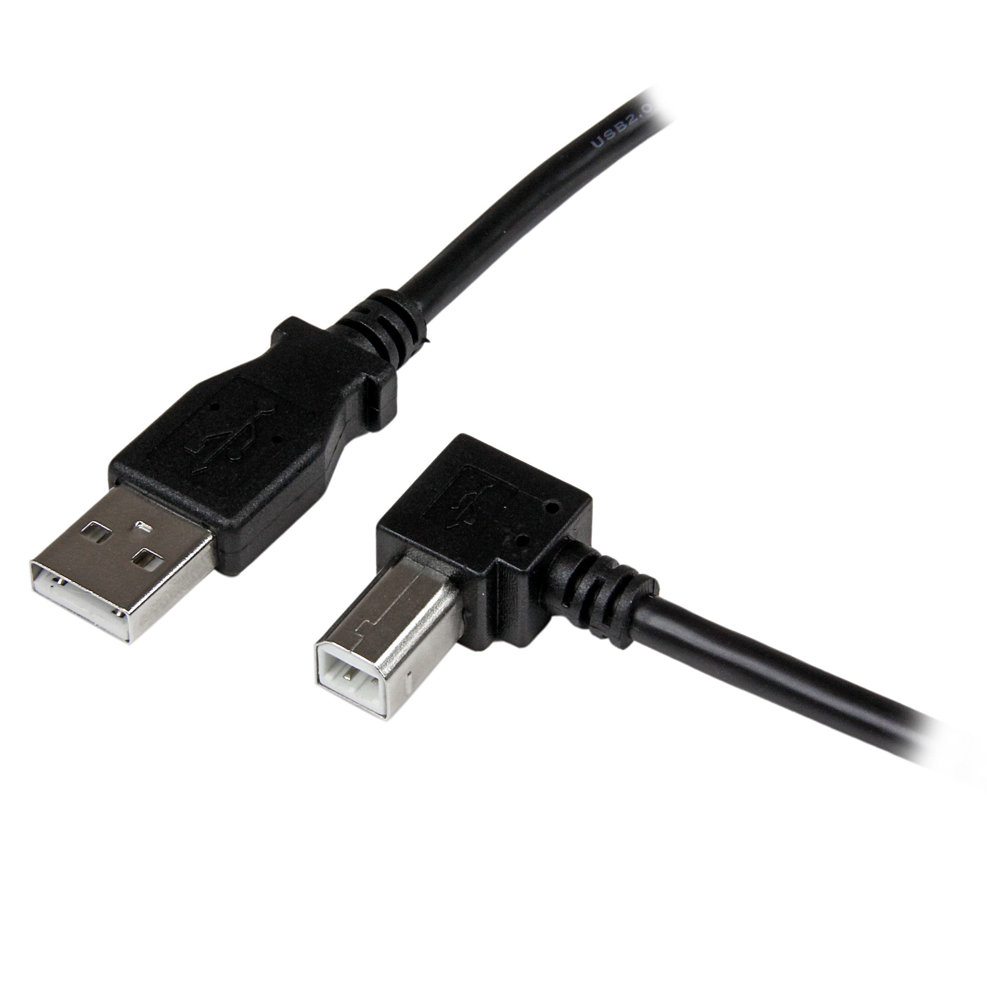 STARTECH.COM 2M USB 2.0 A TO RIGHT ANGLE B CABLE CORD-2 M USB PRINTER CABLE LTW