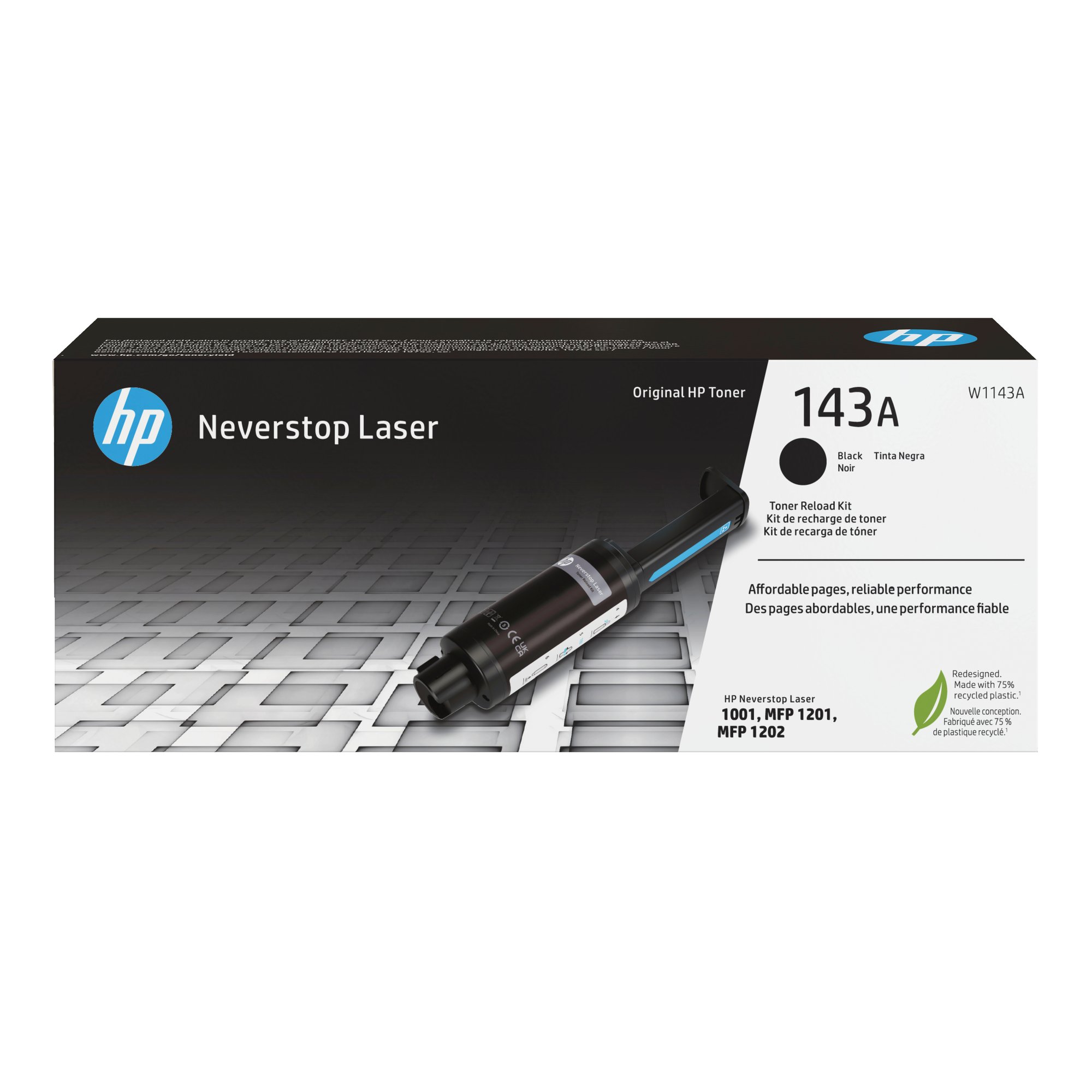 HP 143A Black Neverstop Toner Reload Kit