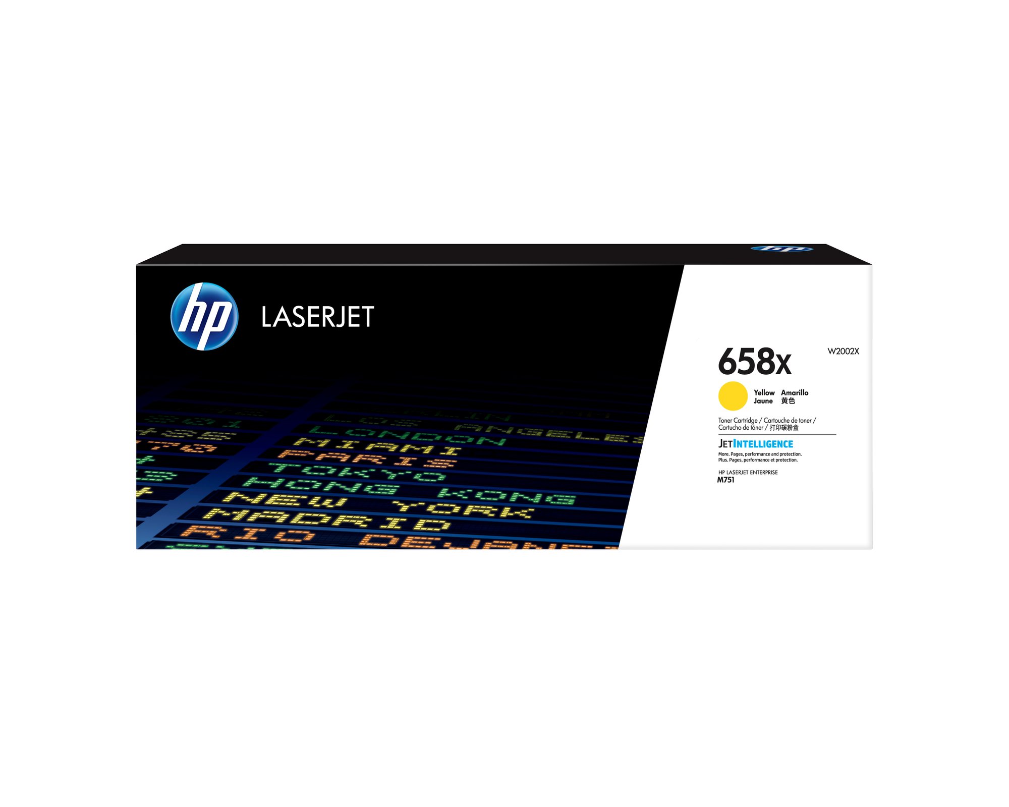 658X YELLOW LASERJET TONER CARTRIDGE