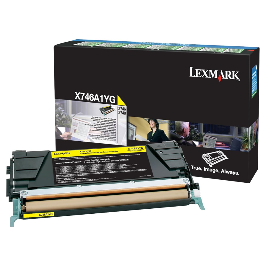Lexm X746A1YG Yell Pre Cart