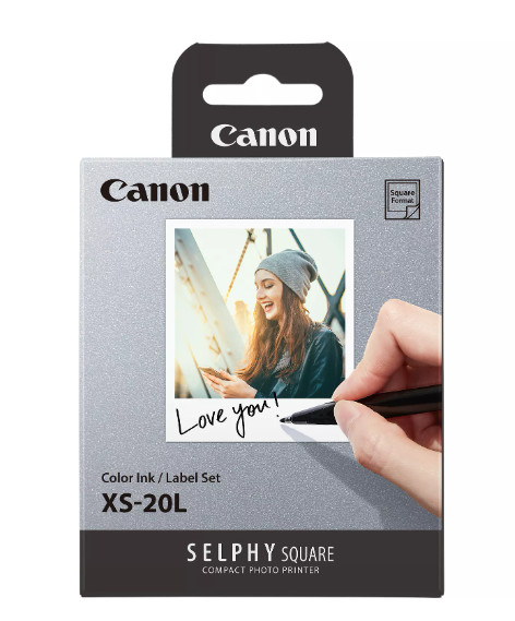 Canon Selphy XS-20L Photo Paper + Ink 20 Pack