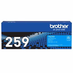 Brother TN259C Extra High Yield Toner Cyan - BAD BOX